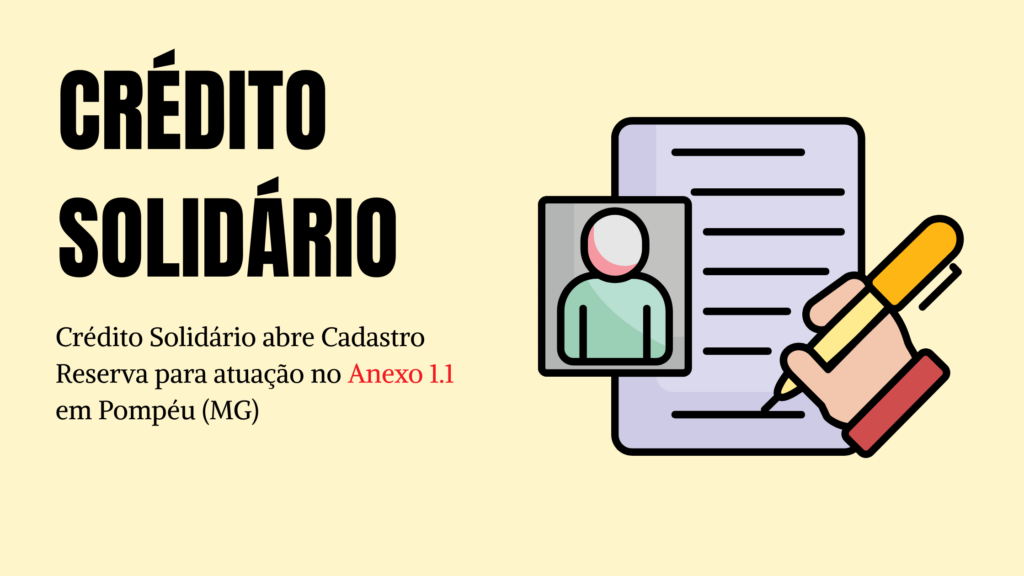 Divulgação de NOVO Edital para Cadastro Reserva.